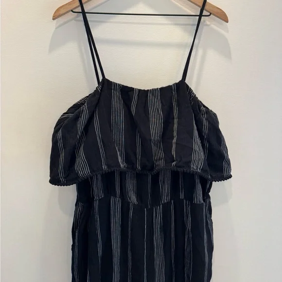 Black Striped Jumpsuit - Picture 3 of 13